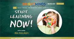 Desktop Screenshot of brightmindslearningcenterllc.com